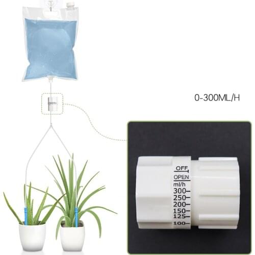 6.5L Plant Irrigation Bag Automatic Watering Bag Adjustable Garden Pot Drip Needle Device Lazy Planting Kit Flower Fertilization