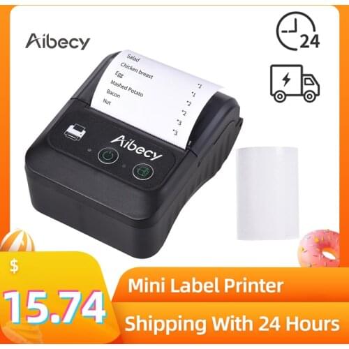 Portable 58mm impresora termica bluetooth BT принтер Label Printer Wireless 2in Bluetooth Thermal Printer Label Maker for Store