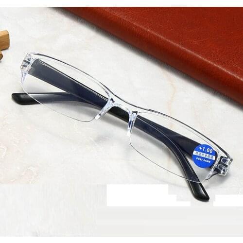 Ultralight Rimless Reading Glasses Anti Blue Light Radiation Computer Presbyopia Readers Spectacleso Reader Glasses