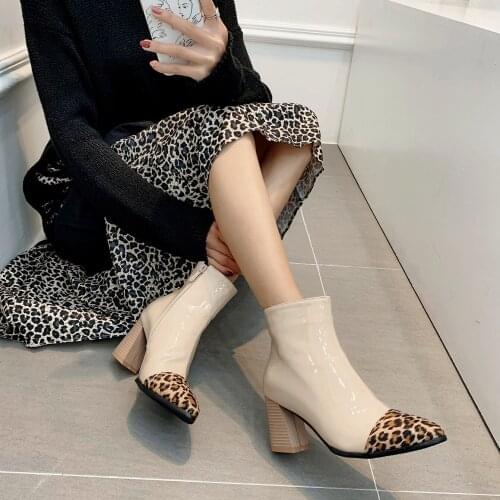 Women shoes 2021 Pointed Toe ankle boots for women size 43 women shoes