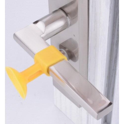 1pcs Silicone Anti-Collision Wall Protector Door Handle Silencer Pad Stopper Wall Rubber Pad Bumper Mute Guard Crash Crash O9H3