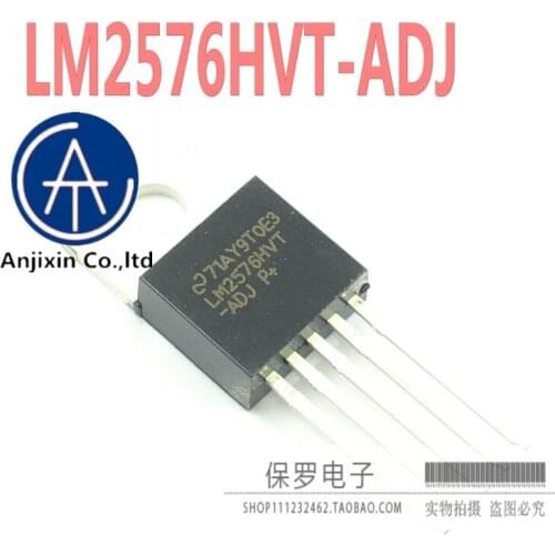10pcs 100% orginal and new adjustable voltage regulator LM2576HVT-ADJ TO-220-5 spot in stock