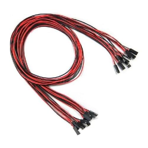 10 Pcs 70cm 2Pin Cable set Female-Female Jumper Wire for 3D Printer Reprap