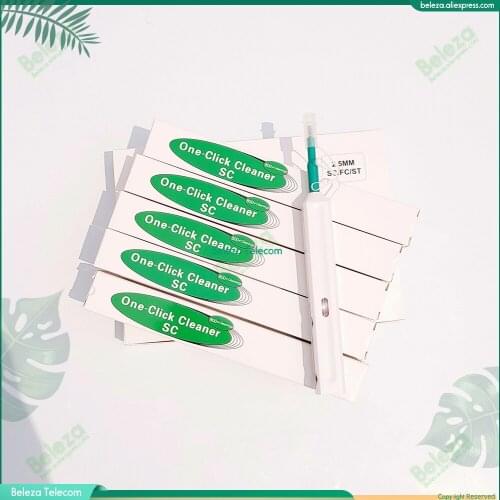 10pcs lot Cleaner Pen AB11A for SC/FC/ST One Click Cleaner tool 2.5mm Universal Connector Fiber Optic free shipping