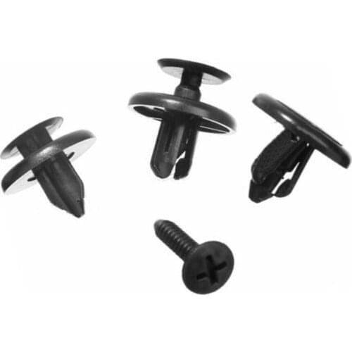 100pcs Trunk ScrewRivets SetCar BumperFender for Auto PlasticFastener Clips Y7