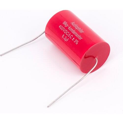 2PCS Audiophiler Mkp Capacitor 8.2uf 400VDC HIFI Fever Electrodeless Capacitor Audio Capacitor Coupling Frequency Dividing 8.2uf