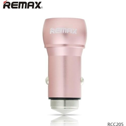 REMAX warhead Dual USB car charger RCC205 car charger mobile phone charging compatible 2.4A shunt fast charge