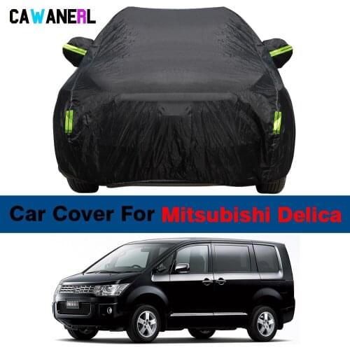 Car Cover Waterproof Outdoor Anti-UV Sun Shade Rain Snow Ice Dust Protection MPV Cover For Mitsubishi Delica 2007-2021