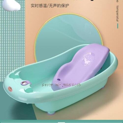 Baby Bathtub Baby Bathtub Newborn Childrens Home Large Size Can Sit And Lie Newborn Childrens Supplies Temperature Bath Bucket