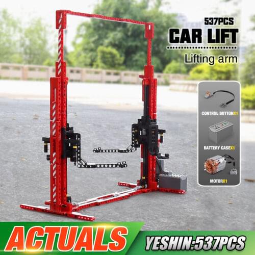 MOULD KING 13053 High-Tech Toys The APP RC Motorized Car Lift Model Building Blocks Bricks Car Parts Kids Christmas Gift 568Pcs