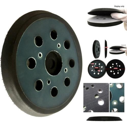 125 MM 2pcs Sanding Disc 8-Hole Hook Loop Sanding Pad For Electric Makita Orbital Sander Sanding Discs Porter Cable Backup Pad