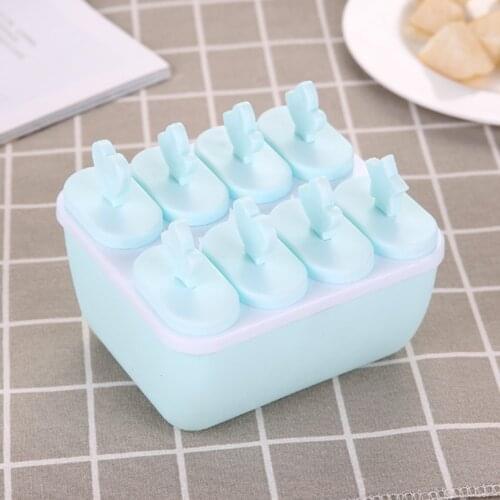Ice Cream Popsicle Molds Cooking Tools Rectangle Shaped Reusable DIY Frozen Ice Cream Pop Baking Molds