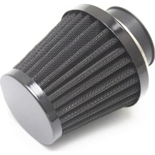 Motorcycle 35mm-60mmm Black Air Filter Cleaner Dual Sport bike Cruiser Bobber Atv Scooter Offroad Street bike Old School