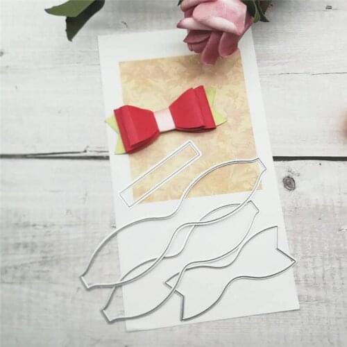 Bow Set Cutting Dies Greeting Cards Scrapbooking Stamp DIY Scrapbook Card Photo Decoration Floral 10*14.5cm
