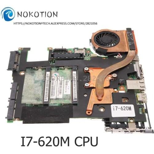 NOKOTION 48.4CV01.031 FRU 63Y2066 For Lenovo ThinkPad X201 X201I Laptop Motherboard I7-620M CPU+Heatsink DDR3