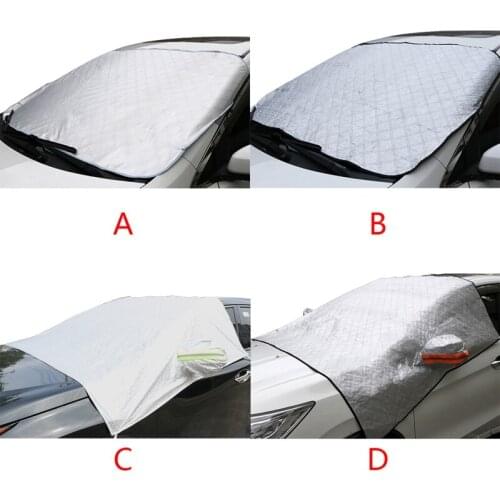 2021 New 1pc Car Windshield Cover Thickening Anti-frost Outdoor Snow Glass Snow Cover