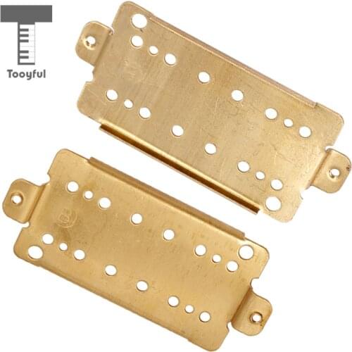 Tooyful Electric Guitar Humbucker Baseplate Double Coil Pickup 52/50mm Hole Spacing