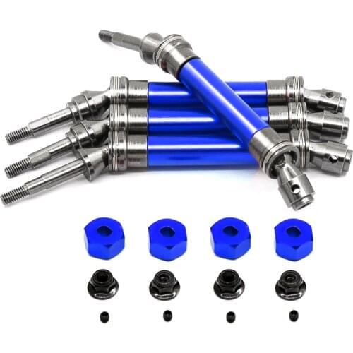 4 pcs brand new Front/Rear Drive Shaft CVD Heavy Duty for 1/10 for Traxxas Slash 4X4 Stampede VXL 2WD 6851R 6851X 6852R 6852X