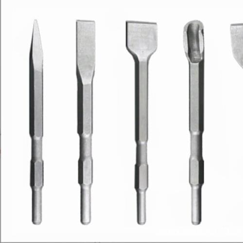 Free shipping 4PCS/SET 17mm HEX shank 17*280mm electric Hammer chisel for concrete/brick/wall/tile slotting drilling