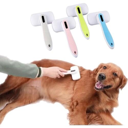Pet Dog Brush Hair Remover Comb Self Cleaning Dog Slicker Brush Shedding Trimmer Comb for Cats Dogs Long Hair Pet Grooming Tools
