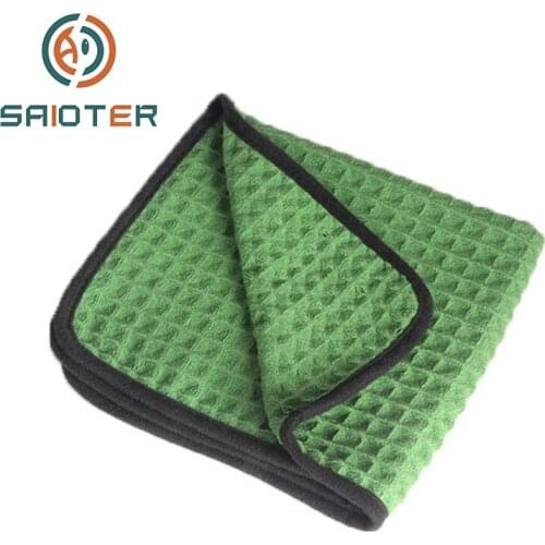 Microfiber Cloth 1pcs 40x40/60x80cm Recycled Car Cleaning Products Multipurpose Interior Car Cleaning Wash Towel Household Goods