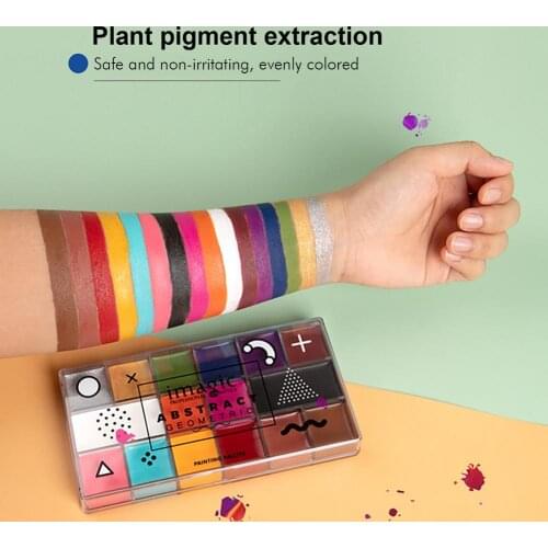 16 Colors Face Body MAKEUP Painting Paint KIT Pinturas Maquillaje Pintura Corporal Christmas Halloween Face Paint Palette