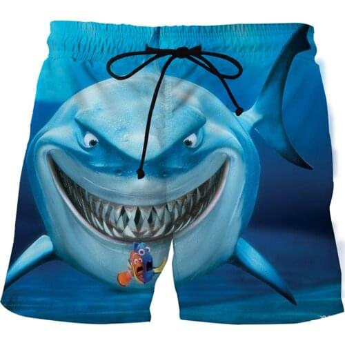 2021 mens Sea animals print beach shorts 3D printed fashion mens shorts Summer Swimsuit Board short pants Asian size s-6xl