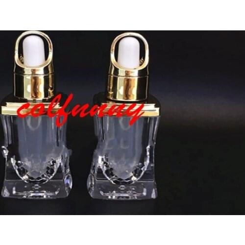 500pcs/lot Fast Shipping 10ml high-grade acrylic essential oil/perfume bottle,cosmetic packaging bottle (with dropper cap)