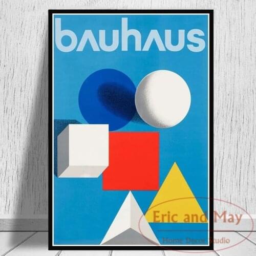 Bauhaus Ausstellung 1923 Weimer Exhibition Canvas Painting Posters And Prints Pictures On The Wall Nordic Decoration Home Decor