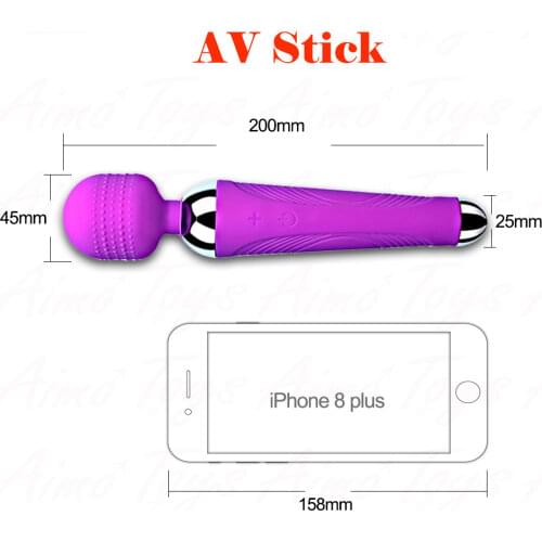 Japan AV Vibrator Clitoris Butt Plug Anal Wireless Dildos Clitoris Stimulator USB Recharging Adult Massager Sex Toys for Women