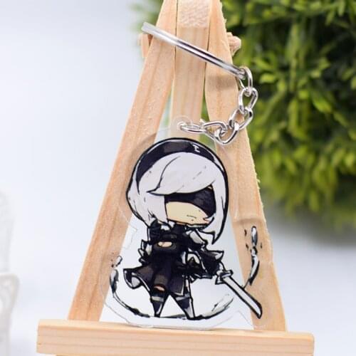 WL011 NieR Keychain Anime Keyring Accessories