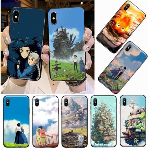 Howls Howls Moving Castle anime luxury design Phone Case funda for iPhone 11 12 pro XS MAX 8 7 6 6S Plus X 5S SE 2020 XR
