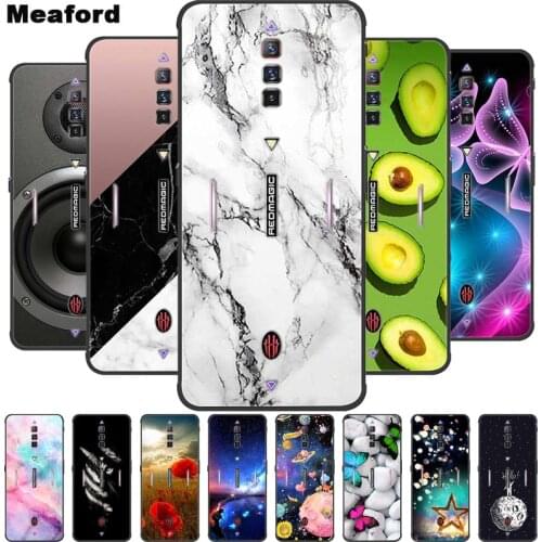 For ZTE Nubia Red Magic 6 Pro Case Marble Soft Silicone Back Case for Nubia Red Magic 6 Pro Magic6 Pro 6Pro NX669JPhone Cover