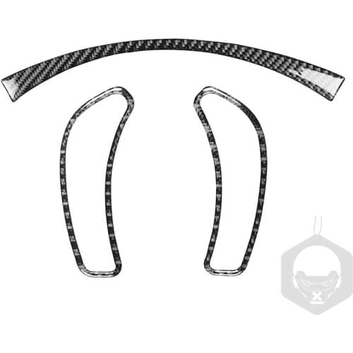 For Chevrolet Corvette C6 2005-2007 Carbon Fiber Instrument Panel Frame Sticker Trim