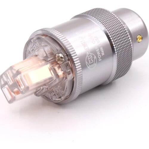 Hifi 1pcs pure copper IEC Female connector uk/us/eu/ AU standard Power cable Connector