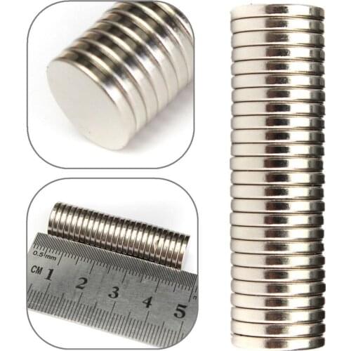 25Pcs 12x2mm N52 Magnet Strong Round Magnet Various Sizes Permanent Fridge Electromagnet NdFeB Rare Earth Magnetic Sheet Disc
