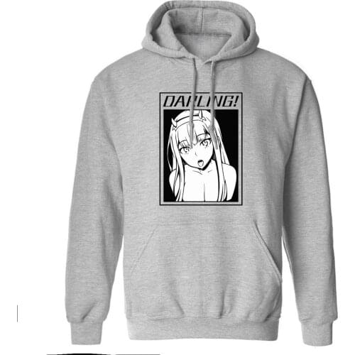 Darling In The Franxx Hooded Mens Long Sleeve Hip Hop Sweatshirts and Hoodie Fashion Clothing Tops Autumn 2020 Moletom Masculino