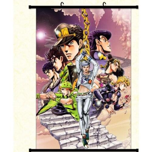 JoJos Bizarre Adventure Poster Wall Art Home Decor High Quality Tarpaulin Scroll Painting Modern Artwork Living Room Decoration