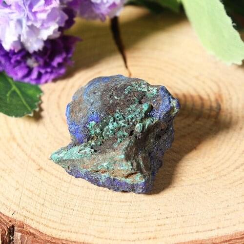 Raw Natural Malachite Stone Blue Rough Gemstones Mineral Specimen Reiki Healing Mineral Stone For Jewelry Making