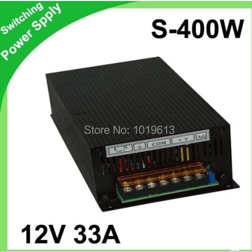NEW MODEL 12V 33A 400W Switching Power Supply Driver For LED Strip light Display AC100V-240V Input,12V Output
