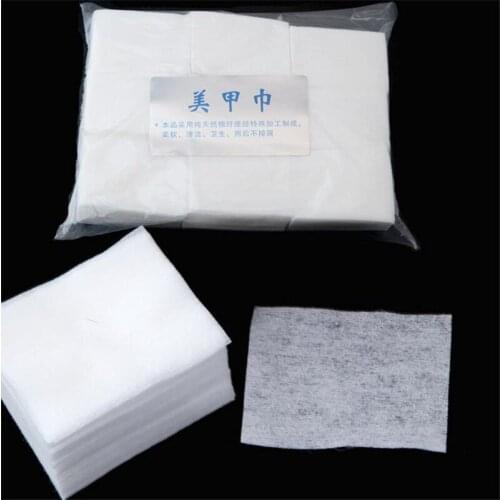 New 900pcs/pack Cotton Pads Lint-free Napkins Nail Gel Polish Remover Nail Wipes For Nail art Manicure Tool 30