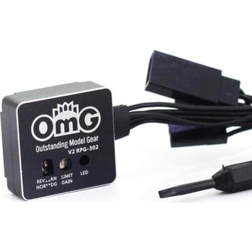 OmG V2 RPG-302 Aluminum Ultra-Small Gyro Rc Racing Car Gyro With Digital / Analog Mode For Rc Racing Car Accessories