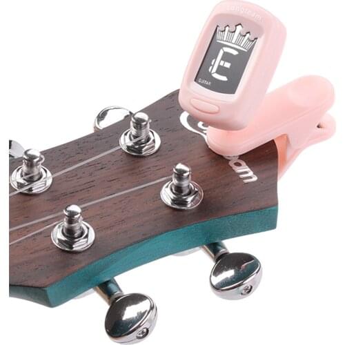 Professional Clip on Tuner for Guitar, Bass, Ukulele, Violin, Viola, Tuning Modes,360 Degree Rotating, Easy to Use