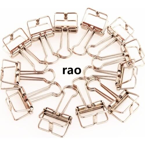 High quality 93 Platinum 48mm 32mm 19mm Binder clip for decorative clips Student School Office Supplies paperclips stationery