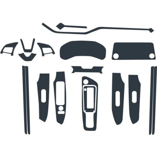 Car Interior Film Navigation Screen Protection Film Tpu Central Control Gear Transparent Film for Nissan Teana 2020