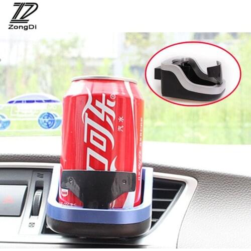 ZD 1Pc Car drinks rack air outlet Mobile phone rack for Mazda 3 6 cx-5 Lada granta VW polo passat b6 b5 BMW e46 e39 accessories