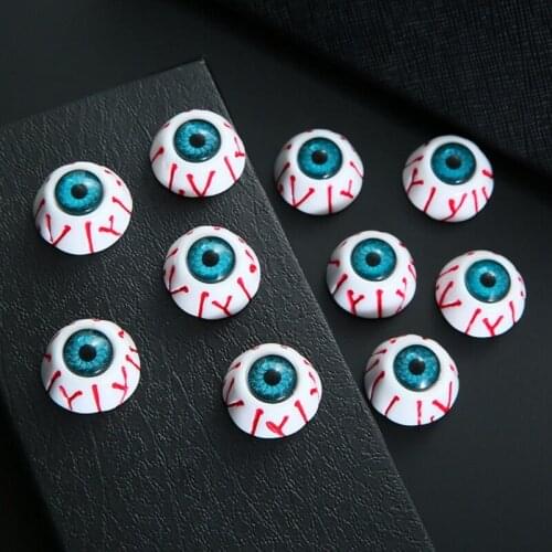 10 Pcs Plastic Halloween Eyeball Scary Ping Pong Childrens Toy Eyeball Fake Eyeball Hollow Hole Eyeball Beer Ping Pong