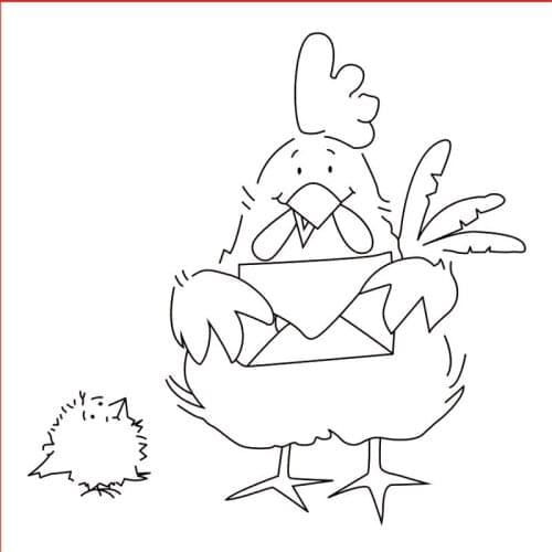 10x10 chick New Transparent Clear Rubber Stamp Sheet Cling Scrapbooking Photo Album PaperCard DIY Craft