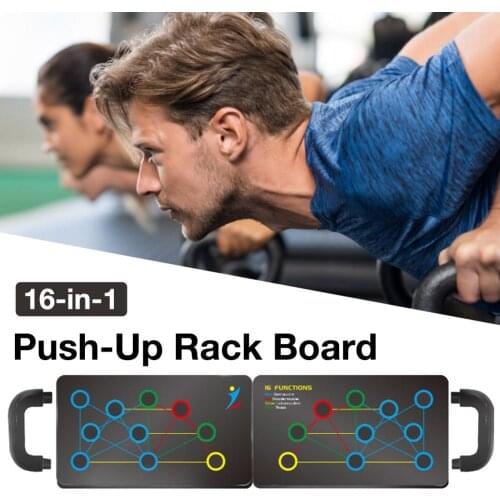16-in-one Push-up Support Board With Handle Portable Bracket Board Abdominal Muscle Trainer Fitness Machine For Home Gym