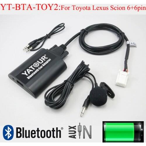 Yatour car audio Bluetooth AUX mp3 interfaces for Lexus Toyota Camry Corolla Highlander RAV4 Vitz Avensis